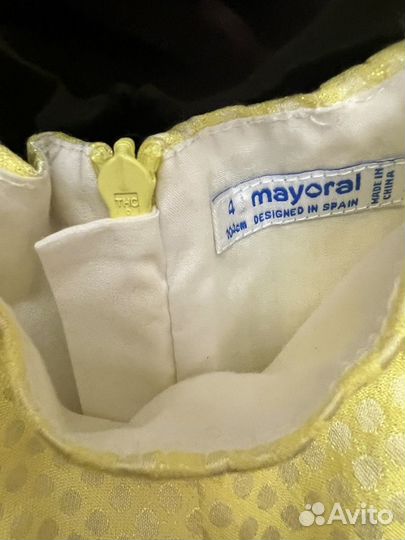 Платье праздничное Mayoral разм.4 (104 см)