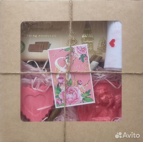 Подарочные наборы к 8 марта, др(мыло, конфеты)
