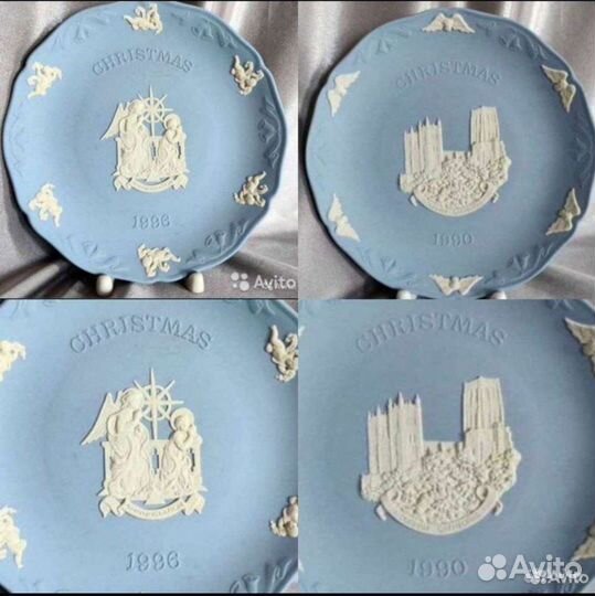 Тарелка декоративная Wedgwood Christmas 1990, 1996