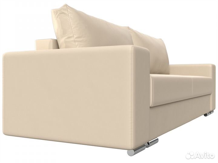 Диван прямой Дрезден, экокожа, бежевый. Москва