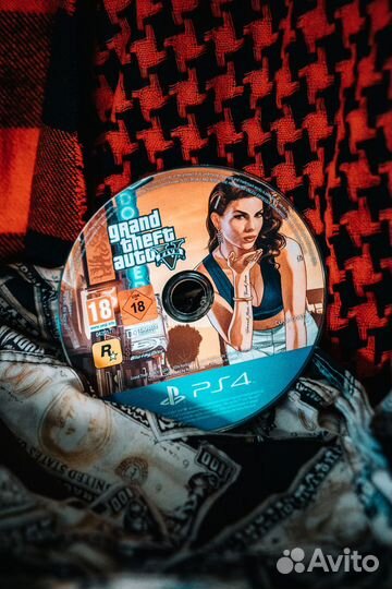 Диск для ps4 игра gta 5