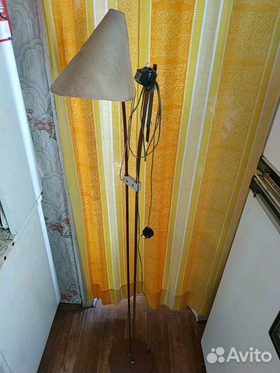 Лампа настольная и торшер винтаж