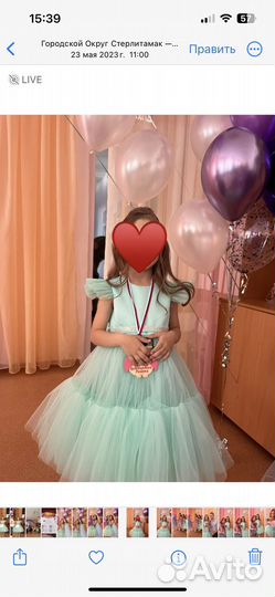 Детское нарядное платье
