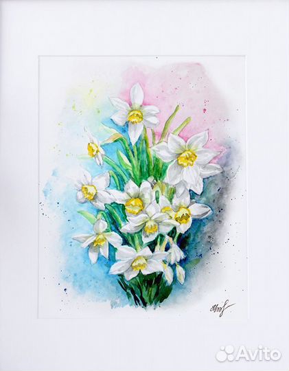 Картина акварель 