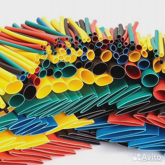 Термоусадочная трубка много разной