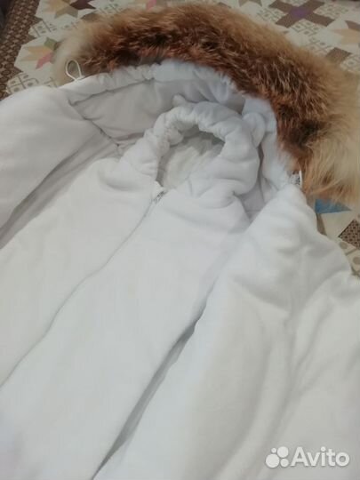 Зимний конверт в коляску