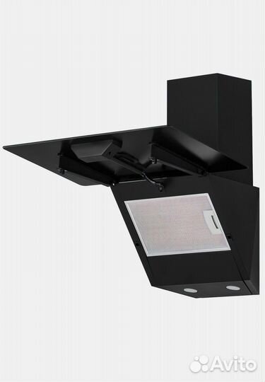 Вытяжка для кухни наклонная черная новая krona