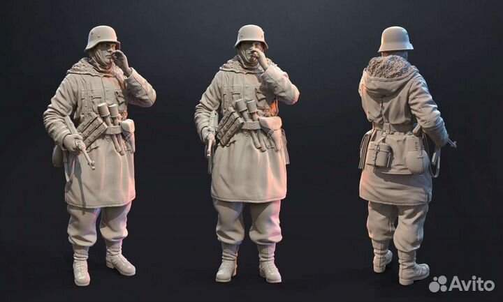 Печать дополнений для военных миниатюр/диорам