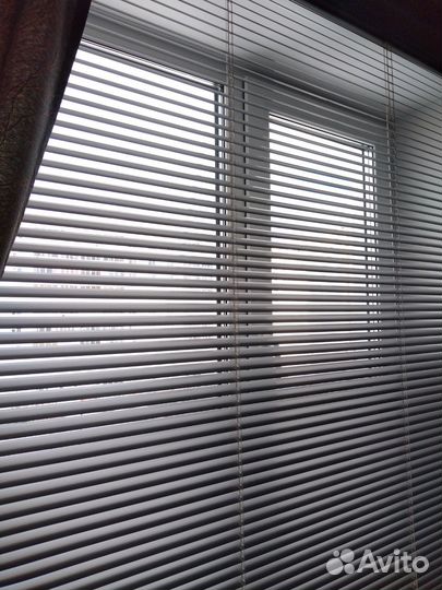 Жалюзи алюминиевые цвет сталь