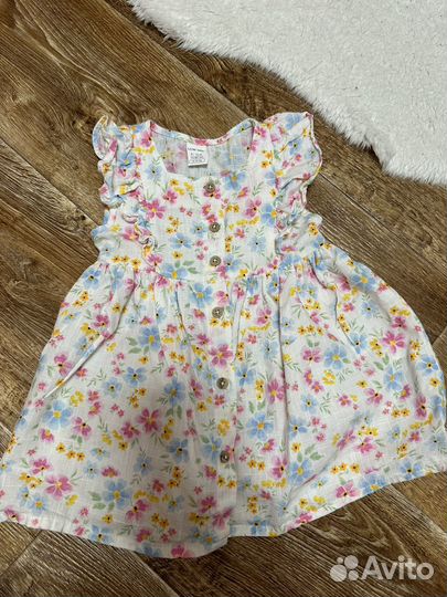 Платье летнее для девочки 74 80