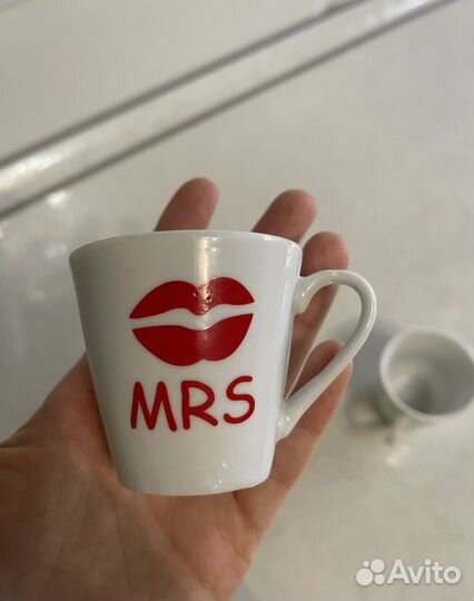 Чашки для кофе MR & MRS Цена за всё