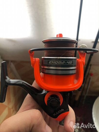 Фидерная удочка и катушка