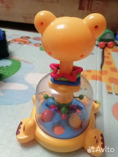 Юла тигренок детская