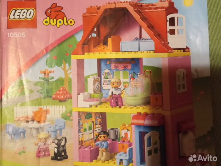 Lego duplo лего дупло розовый домик