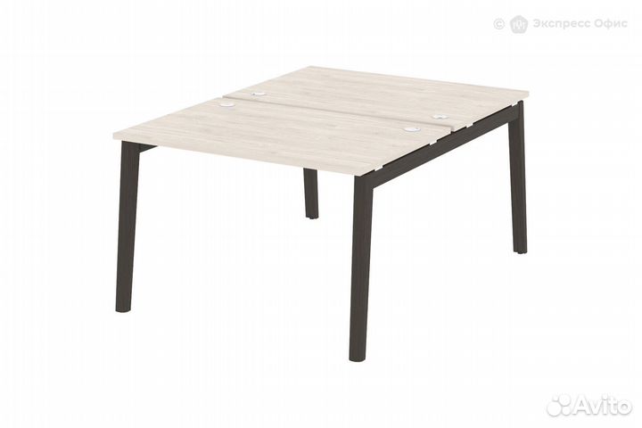 Стол-бенч двойной на деревянных опорах Onix wood O