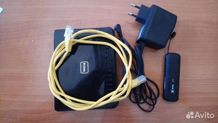 Комплект 4G модем + роутер