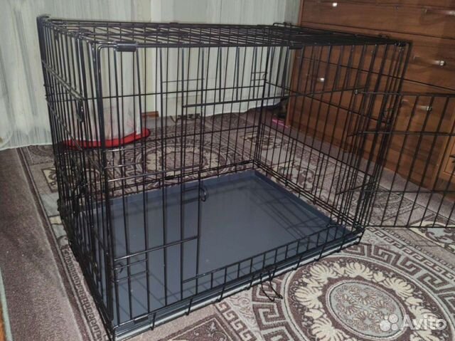 Клетка номер 3 с металлическим поддоном в наличии