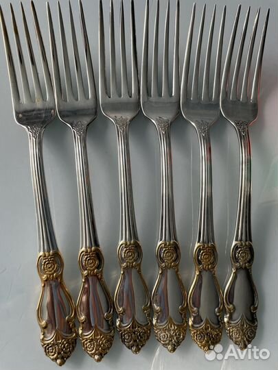 Набор столовых приборов из мельхиора