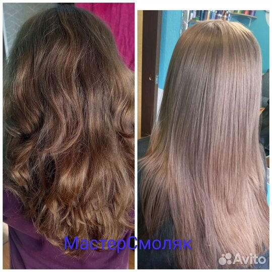 Окрашивание волос