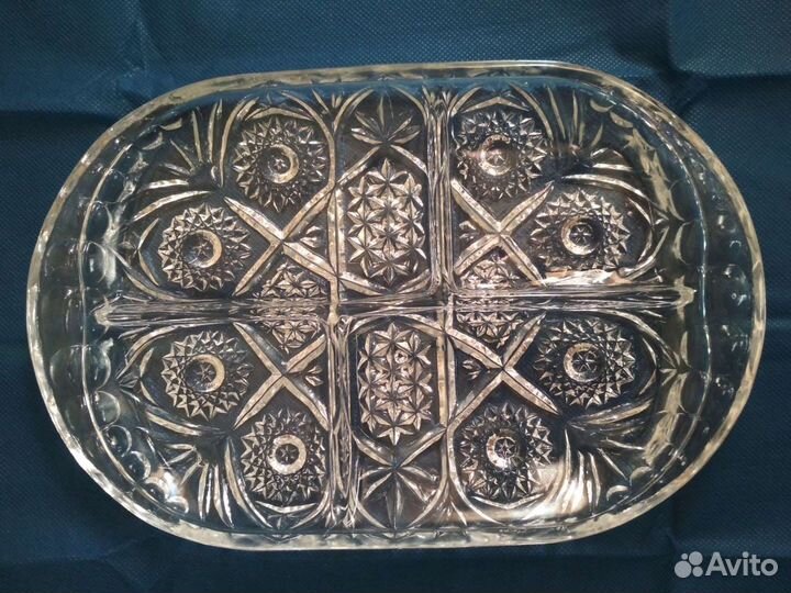 Менажница хрусталь.Чехословакия.ссср.Сервантное хр