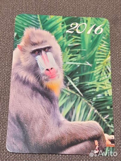 Карманные календарики Обезьянки