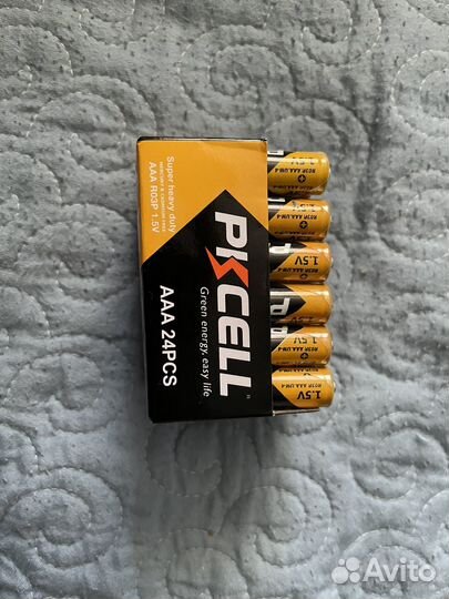 Батарейки мизинчиковые pkcell