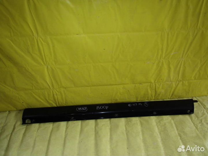 Накладка порога Mercedes ML163 98-05г 45367