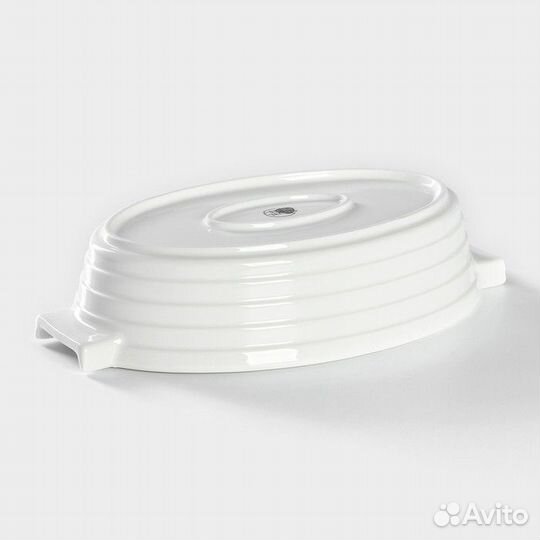 Форма для выпечки из жаропрочной керамики BellaTenero, 1,2 л, 28,4x16,3x6,2 см, цвет белый