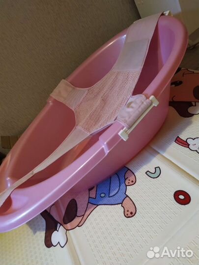 Детская ванночка для купания с гамаком