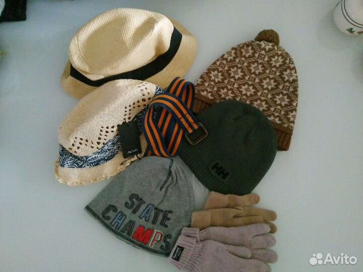 Шапки, перчатки, ремень, Шляпы 5-7 лет