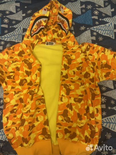 Зипка bape оранжевая xxl