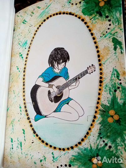 Блокнот для записи гитарных аккордов и песен