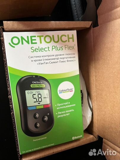 Глюкометр one touch select plus flex новый