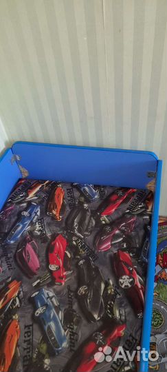 Детская кровать машина бу с матрасом