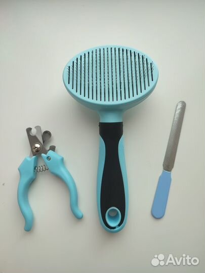 Расчёска пуходерка пилка когтерез