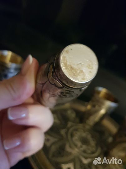 Конфетница мельхиор поднос рюмки