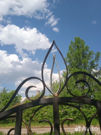 Ворота кованые