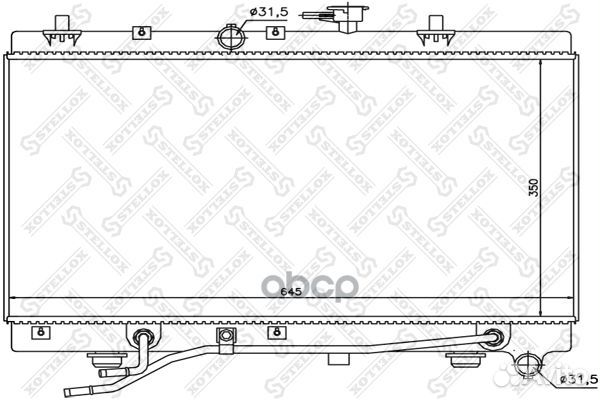 10-25470-SX радиатор системы охлаждения АКПП K