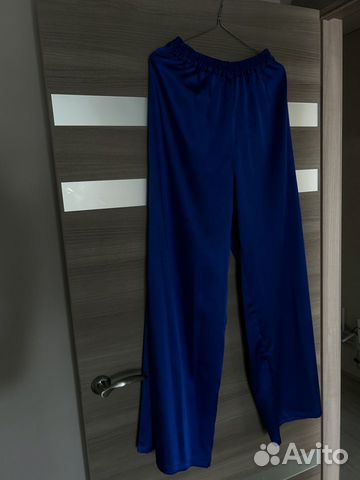 Костюм:рубашка овер + штаны на резинке, атлас, М объявление продам