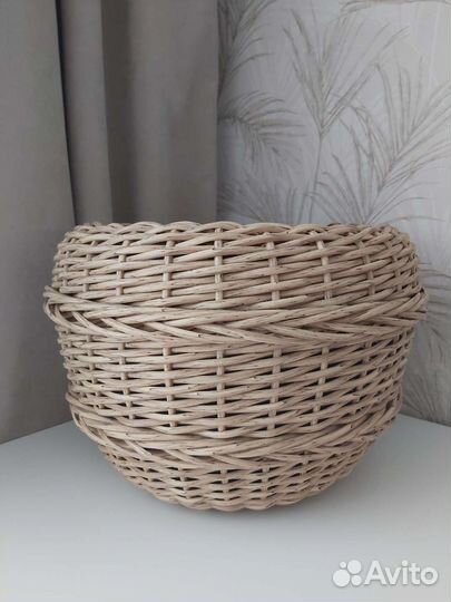 Кашпо (горшок, ваза) из искуственного ротанга