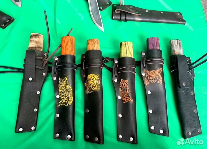Ножи якутские кованные ясень нерж