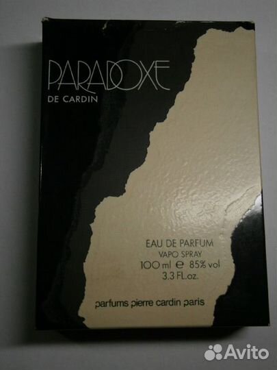 Paradoxe Pierre Cardin 100 ml. vapo spray 83 год