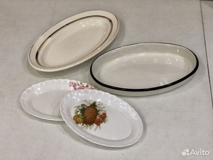 Тарелки блюдо СССР столовая посуда