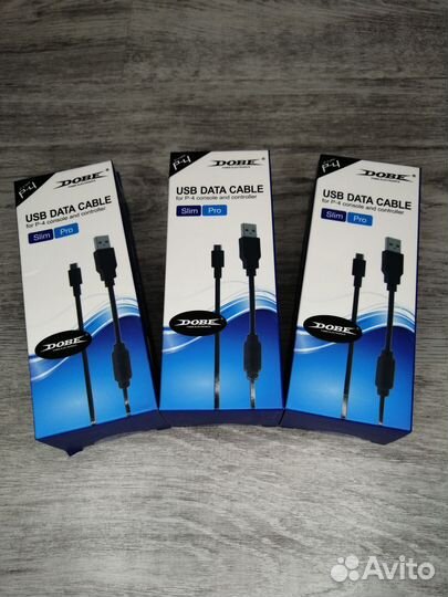 Кабель micro usb для PS4 Dobe