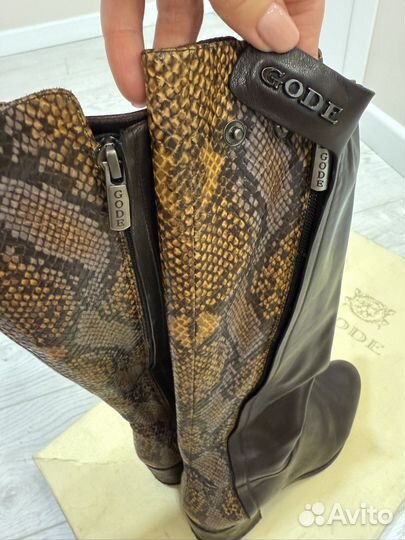 Сапоги Gode коричневые р.37