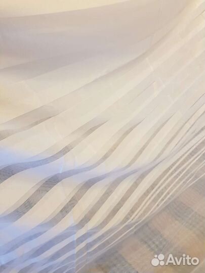 Тюль в готовом виде новый