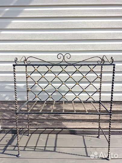 Дровница кованная