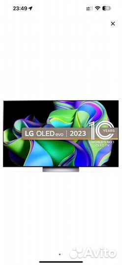 Телевизор LG oled65C3RLA 65 165 см uhd 4k