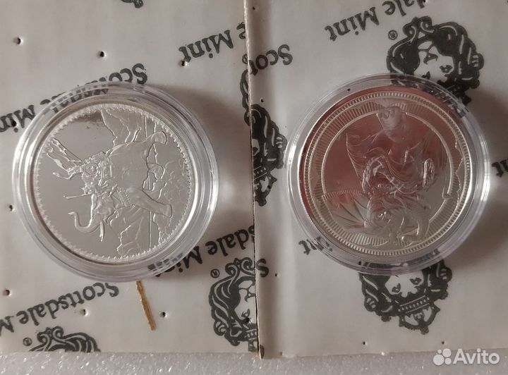 Монеты серебро 1 фунт