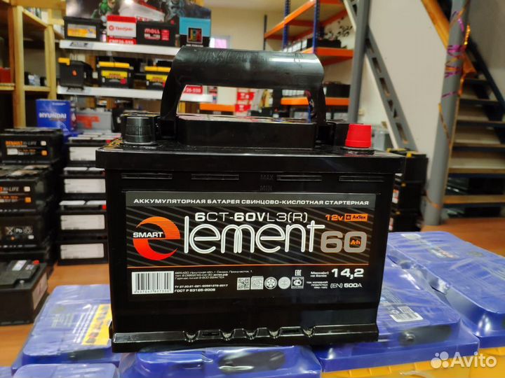 Аккумулятор 60 Ач Рио Соляриc Поло Октавия